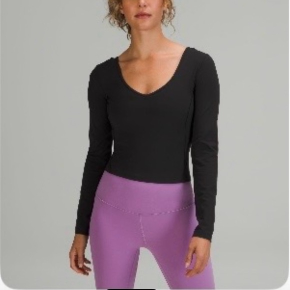 Lululemon Black Long Sleeve Shirt - Picture 1 of 6